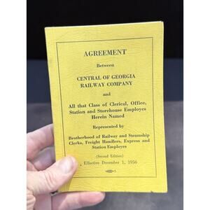 1940s Agreement New York Central RR Company with Order of RR Telegraphers -6